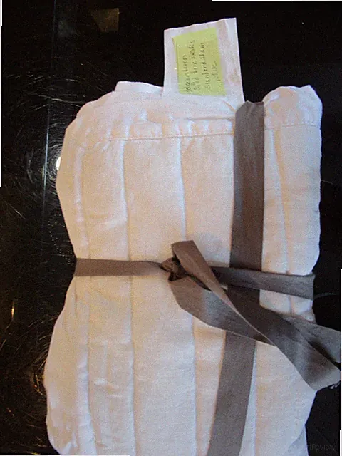 1 West Elm linen quilted line works standard white sham New wo tag