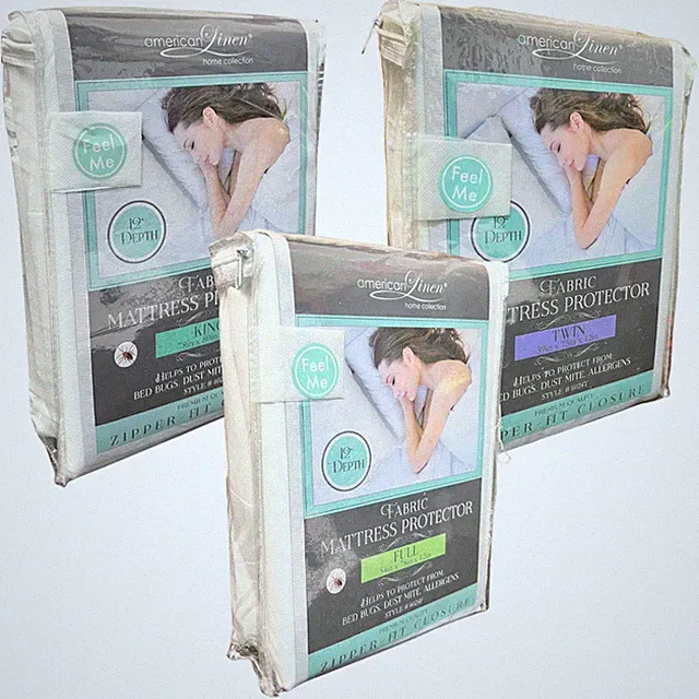 American Linen Home Collection 12" Deep Fabric Mattress Protector