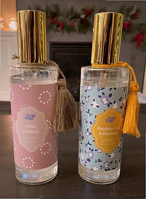 Bed Bath & Beyond (2) Room Linen Sprays, White Gardenia & Bamboo Blue Lotus