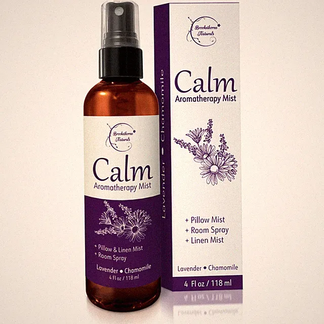 Calm Aromatherapy Spray - Lavender & Chamomile - Room, Linen & Pillow Mist 4oz