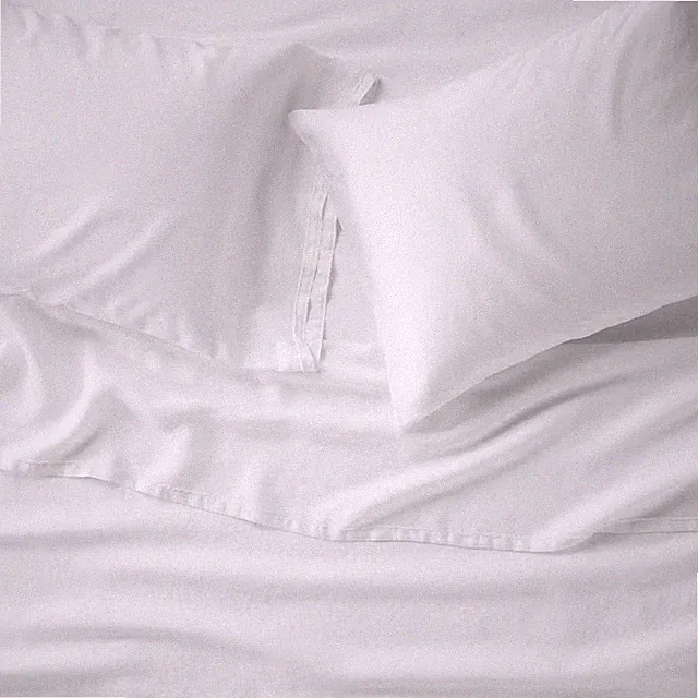 King 100% Linen Pillowcases White - Casaluna