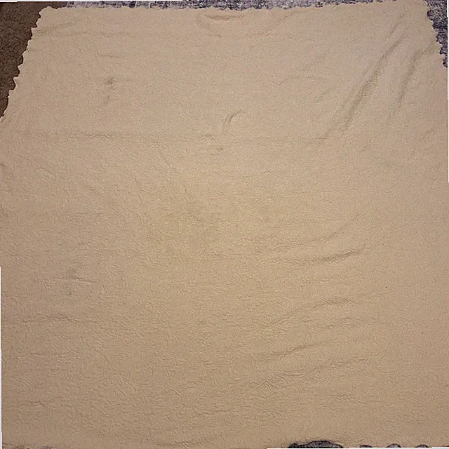 Linen Source 100% Cotton Queen Coverlet Made In Portugal Soft Lightweight Bed