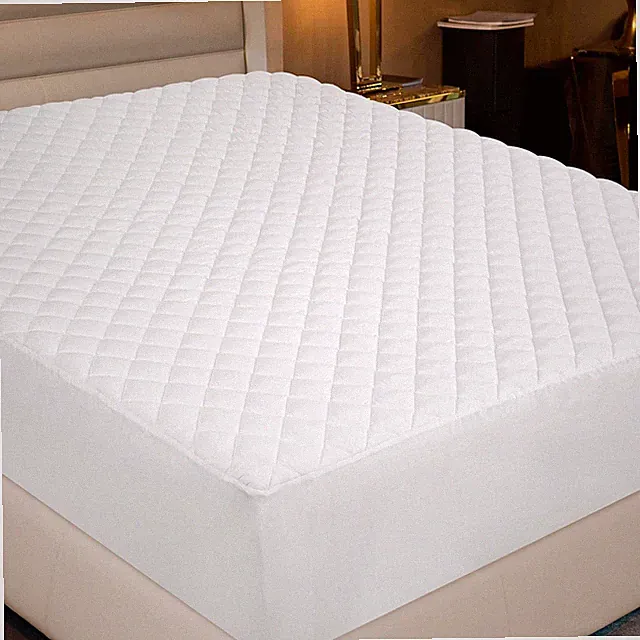 Royale Linens Queen Size Mattress Topper - Soft Quilted Mattress Protector - Fit