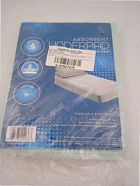 Sultan's Linens Absorbent Underpad Mattress Protector 24x36 Washable Waterproof