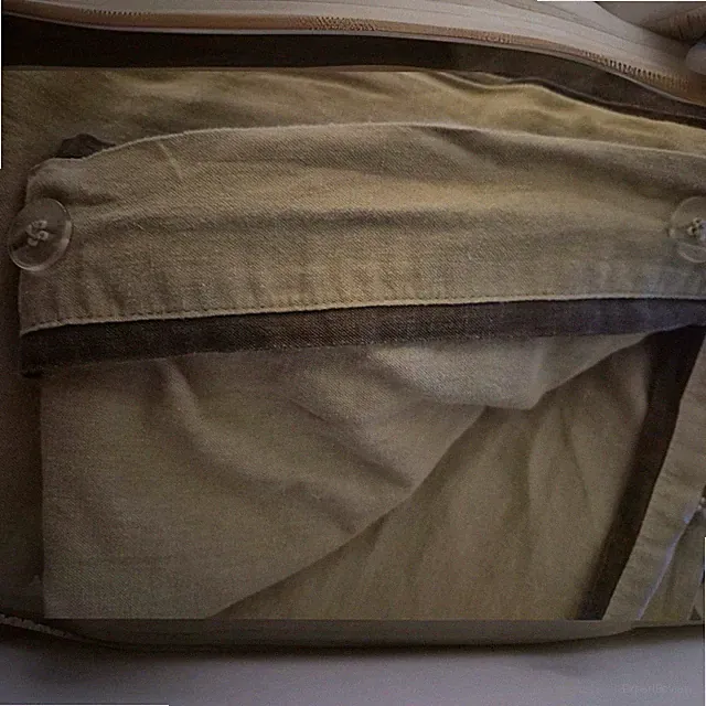 West Elm 55% Linen/45% Cotton KING Duvet Cover Khacki/Brown Lining